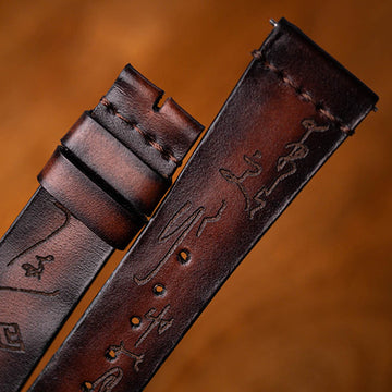 brown watch strap