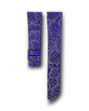 blue and white design strap